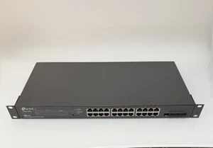 TP-LINK T1600G-28PS JetStream 24-Port Gigabit Smart PoE+ Switch mit 4 SFP Slots - Bild 1 von 7