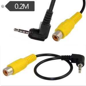 RCA Female to 2.5mm Stereo Male for GPS AV-in Converter Video Cable Connector - Picture 1 of 9