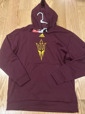 Sudadera con capucha polar Adidas NCAA Arizona State Sun Devils talla L HZ7429 para hombre al aire libre Foto 1 de 4