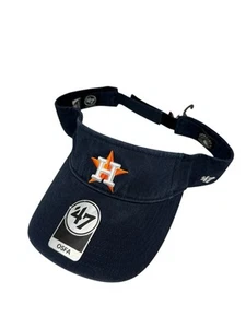 Houston Astros '47 Azul Marino Limpieza Ajustable Visera Gorra MLB Ajustable Adulto - Imagen 1 de 2