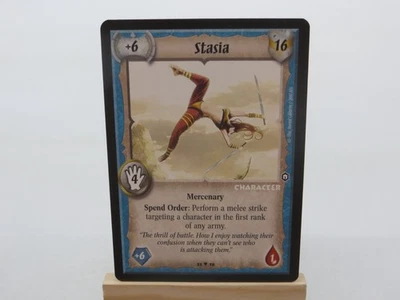 WARLORD Saga of the Storm CCG Mercenary Character Card STASIA 33/78 - Image 1 of 2