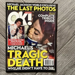 OK! Weekly Michael's Tragic Death, Michael Jackson, Farrah Fawcett July 13, 2009 - Picture 1 of 2