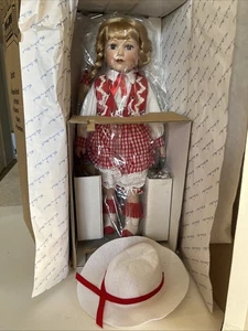 Danbury Mint's The Shirley Temple Sammlerpuppe "helle Augen" neu in Box - 17" - Bild 1 von 4