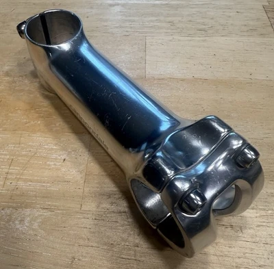 110mm Cannondale Silver 1-1/8" Threadless Stem  31.8 O/S 4 bolt faceplate, USED - Image 1 of 4