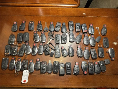 LOT OF 54 Mercedes-Benz Key Fobs Switchblade Remotes FROM 1990'S & 2000'S - Image 1 of 4