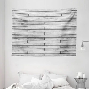 Rustic Home Tapestry Parquet Wood Retro Print Wall Hanging Decor 80Wx60L Inches - Picture 1 of 1
