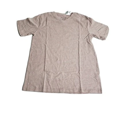 The Children's Place Big Boys' Kid Short Sleeve Shirt, Enamored Mauve, M  Medium - Image 1 of 4