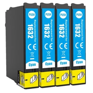 4 Cyan XL Ink Cartridge For Use With Epson WF2540WF WF-2630W WF2650DWF E1632 - Picture 1 of 1