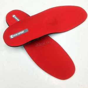 Pedag VIVA Sport Orthotic Semi-rigid Insoles Arch Support Red Shoe Inserts - Picture 1 of 6