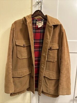 Винтажная мужская вельветовая куртка LL Bean 50-е или 60-е 42 рег. - Изображение 1 из 4