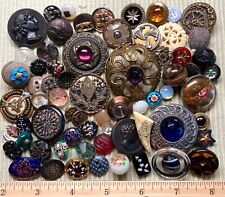 Fine Collection of Antique & Vintage Buttons ~ China Glass Pearl Metal +++
