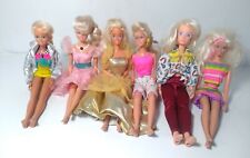 Vintage Barbie Dolls Mixed Brands Lot Of 6