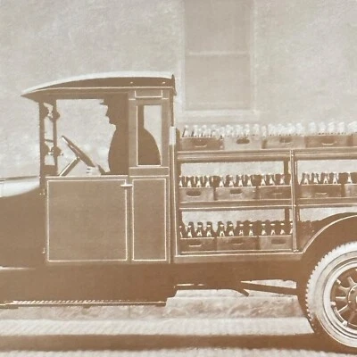 c.1930 Coca-Cola Ford Model TT Delivery Truck Advertising Photo Print Poster - Image 1 of 3