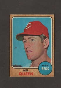 1968 Topps Venezuelan #260 Mel Queen. Rare Venezuelan Issue