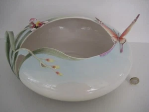 FRANZ PORCELANA MARIPOSA COLECCIONISMO DISEÑO NÉCTAR CUENCO GRANDE XP1906 EN CAJA - Imagen 1 de 23