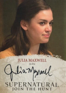 Supernatural Seasons 4-6 Auto Autograph JM Julia Maxwell As Eve - Picture 1 of 1