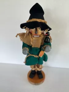 Steinbach Wizard of Oz Scarecrow Nutcracker w/blk crow 1999 w/tag Excellent 17"H - Picture 1 of 16
