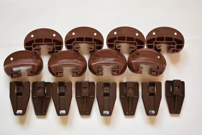 8x Guía de cajón Kenlin Rite Trak II deslizamiento y parada con tornillos - Auténtico Foto 1 de 4