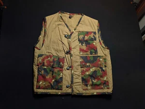 Vintage Schweizer Armee Alpenflage Weste Gr. XL Camo Tactical Military - Bild 1 von 12
