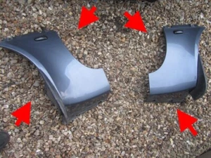 LOTUS ELISE MK2 S2 ALA MUDFLAP CONDUCTOR Y PASAJERO ORIGINAL 50 K MILLAS - Imagen 1 de 24