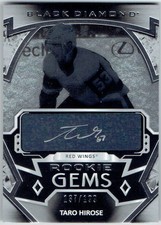 2019-20 Black Diamond Rookie Gems Pure Black Auto TARO HIROSE #RG-TH #137/199 RC
