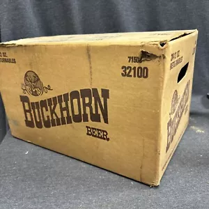 Botella de cerveza Buckhorn de colección caja de cartón encerado para 24 botellas 16,5 x 9,5 x 10,5 - Imagen 1 de 8