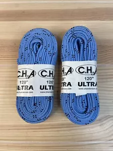 4 Laces 2 Pairs Hockey Skate 120” Blue Roller Ice Derby 2pair LOT - Picture 1 of 3