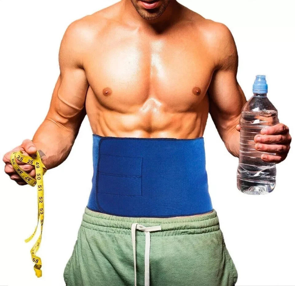 Men's Abdominal Neoprene GYM wear Supportive Abdominal Belt Solid Comfortable - Image 1 of 4