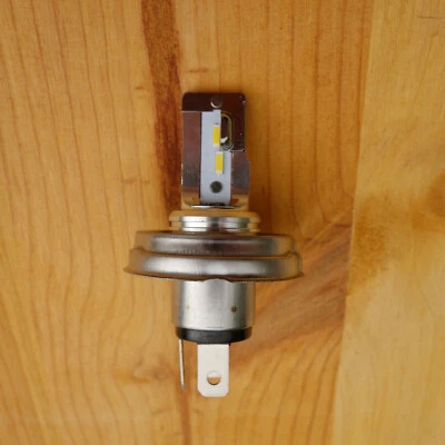 LED 6V 24/48W zócalo P45T (Bilux) EVO 4.300K Luz Blanca calida para Moto o Coche - Imagen 1 de 4