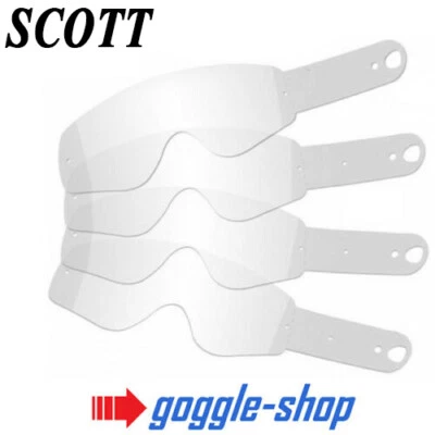 GOGGLE-SHOP MOTOCROSS GOGGLE TEAR-OFFS for SCOTT FURY PROSPECT HUSTLE RECOIL
