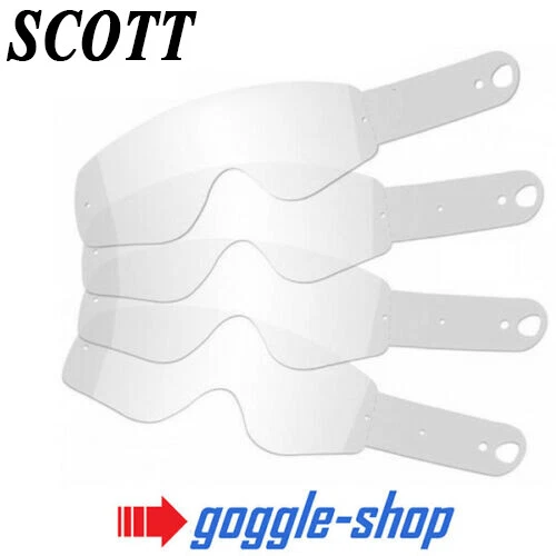GOGGLE-SHOP MOTOCROSS GOGGLE TEAR-OFFS for SCOTT FURY PROSPECT HUSTLE RECOIL
