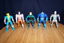 MARVEL TOY BIZ X-MEN APOCALYPSE AHAB TRVEOR STRYFE X5 ACTION FIGURES 