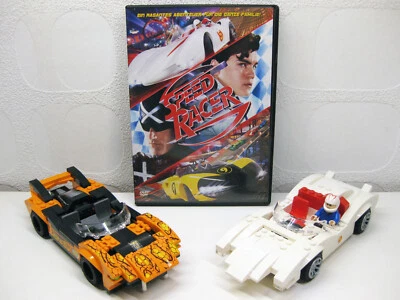 Lego 8158 Speed Racer - Speed Racer & Snake Oiler (nicht komplett) + DVD Film - Bild 1 von 4
