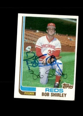 Bob Shirley 1982 Topps Traded Reds authentic autographed card - Image 1 of 2