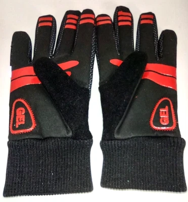 Guante de Ciclismo Niños Niño XS/S 5-6 Años Negro Forrado de Vellón Dedo Completo Foto 1 de 4