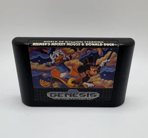 World of Illusion Starring Mickey Mouse & Donald Duck - Sega Genesis - Tested - Picture 1 of 3