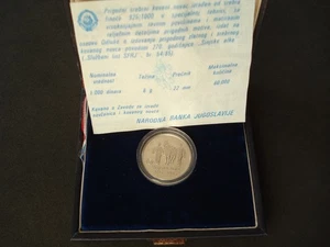 Yugoslavia, Sinjska alka, 1000 Dinara, 1985, plata, Croacia - Imagen 1 de 9