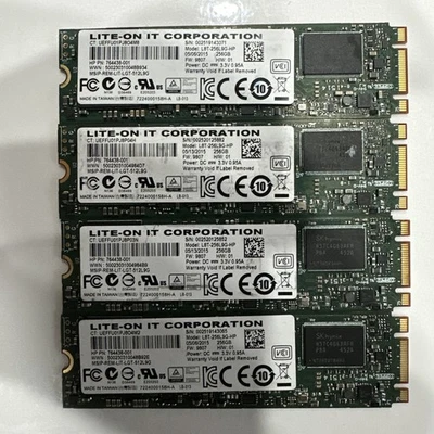 LITE-ON 256GB M.2 2280 SATA  6Gbps Solid State Drive SSD L8T-256L9G-HP Lot Of 4 - Image 1 of 2