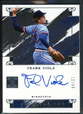 Tinta indeleble Frank Viola impecable Panini 2024 automática/49 Foto 1 de 2