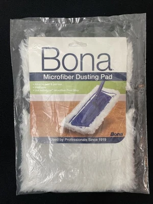 Bona Microfiber Dusting Pad for Floor Mop Washable Reusable Electrostatic - Image 1 of 4