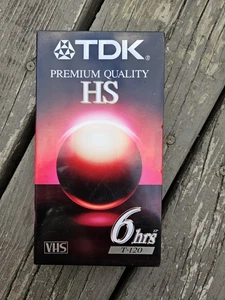 TDK Premium Qualität HS 6 Stunden T-120 leer VHS Videorecorder Band NEU versiegelt - Bild 1 von 1
