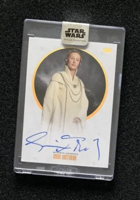 Star Wars Stellar 2017 Genevieve O’Reilly Mon Mothma Autograph Card Base #32/40 - Image 1 of 4