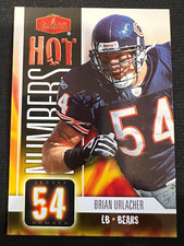 BRIAN URLACHER Chicago Bears 2006 Flair Showcase Hot Numbers #HN5 NFL HOF