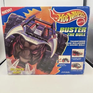 1996 Mattel Hot Wheels Buster The Bull- Rare- New In Sealed Box! Vintage - Picture 1 of 6