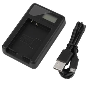 Battery charger NP-45A & USB Cable FUJIFILM FINEPIX JV300 JV305 JX490 J29 E500  - Picture 1 of 2