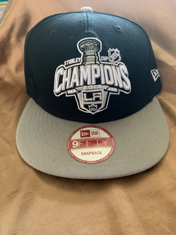 Los Angeles Kings "2012 CHAMPIONS" NHL New Era 9FIFTY  SNAPBACK  Hat Black Cap - Image 1 of 4
