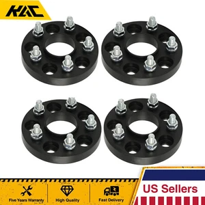4X 20mm 5x108 Hubcentric 12x1.5 63.4 Wheel Spacers For Ford Focus Jaguar F-Type - Picture 1 of 12