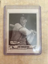 1983 TCMA Baseball #2 Joe DiMaggio Yankees Hof "1942 PLAY BALL"