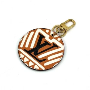 Louis Vuitton Monogram Crafty Caramel Black  Bag Charm keyring M69723 - Picture 1 of 5