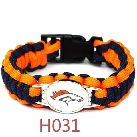 Denver Broncos NFL Paracord Bracelet NEW  -  FREE SHIPPING!!! Cover